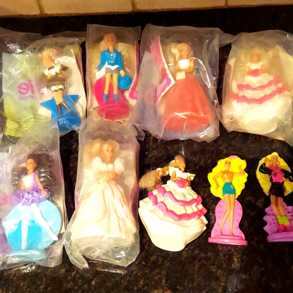 Vintage 1992 BARBIE MCDONALD'S HAPPY MEAL TOYS